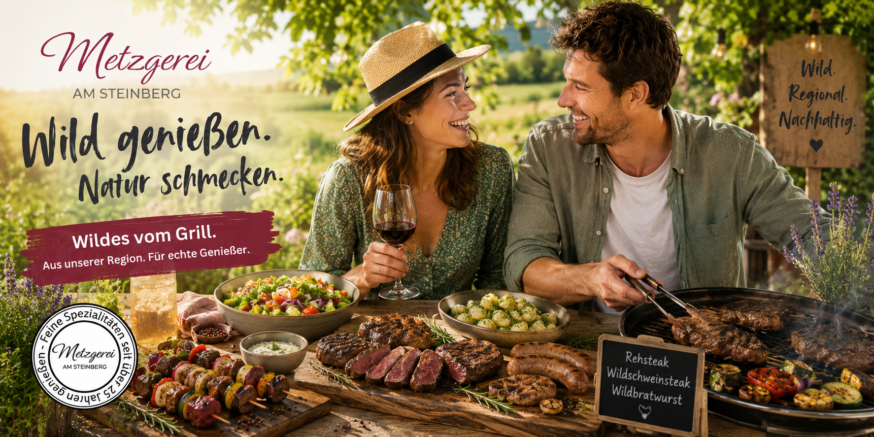 Pfingsten Grillen Metzgerei am Steinberg