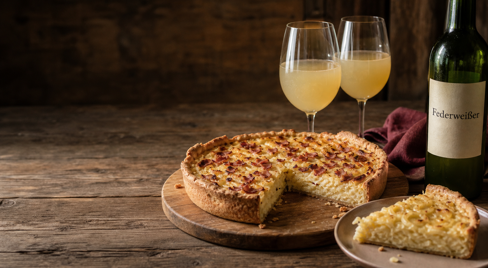 Zwiebelkuchen und Federweißer – neue Saison bei der Metzgerei am Steinberg