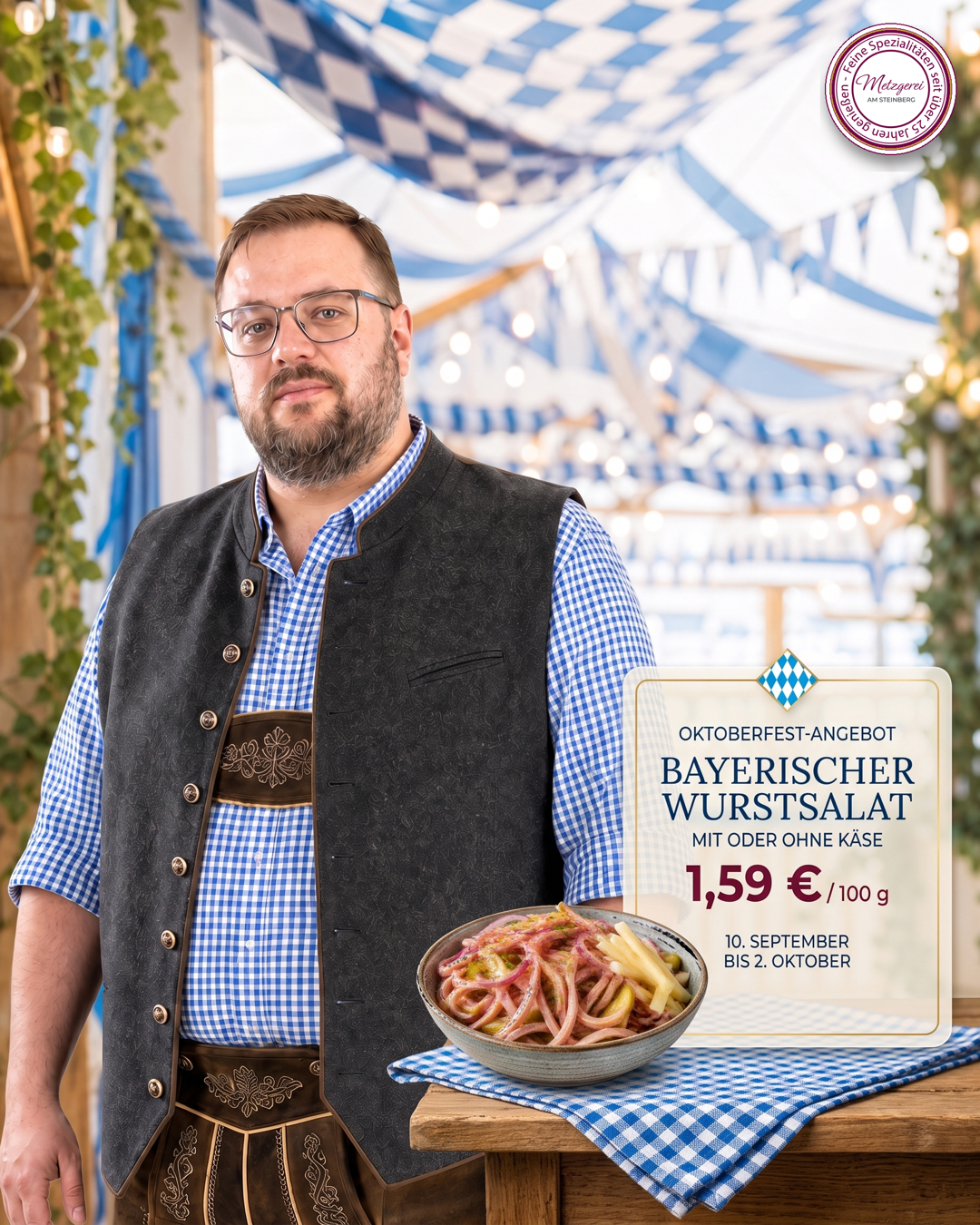 Bayerischer Wurstsalat – 1,59 € / 100 g