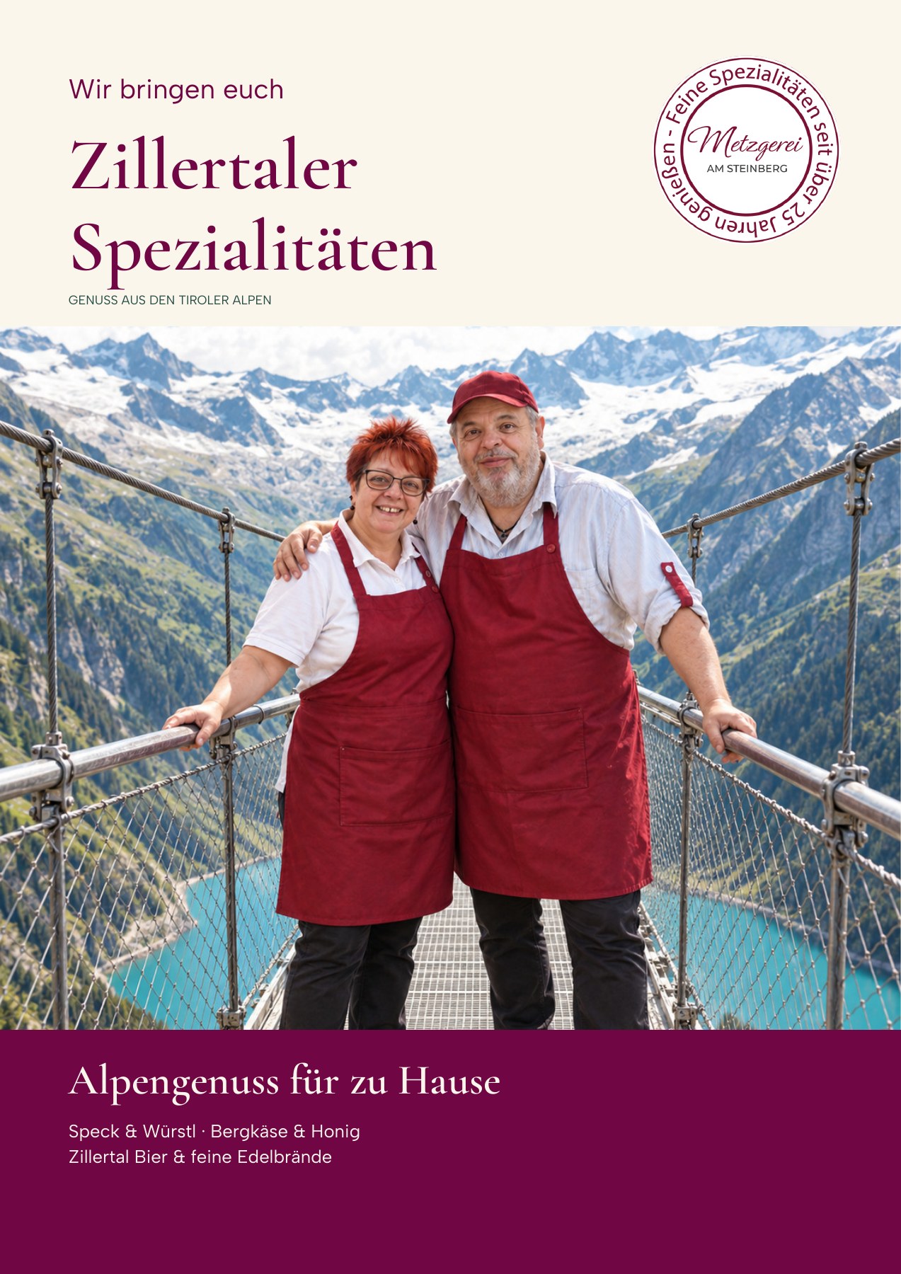 Seite 1: Titel: Zillertaler Spezialitäten