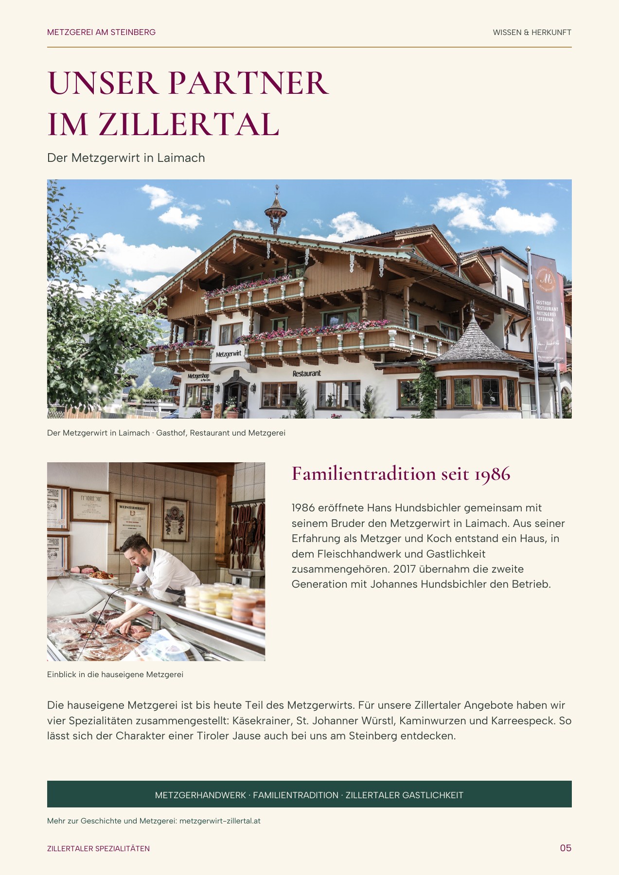 Seite 5: Metzgerwirt in Laimach